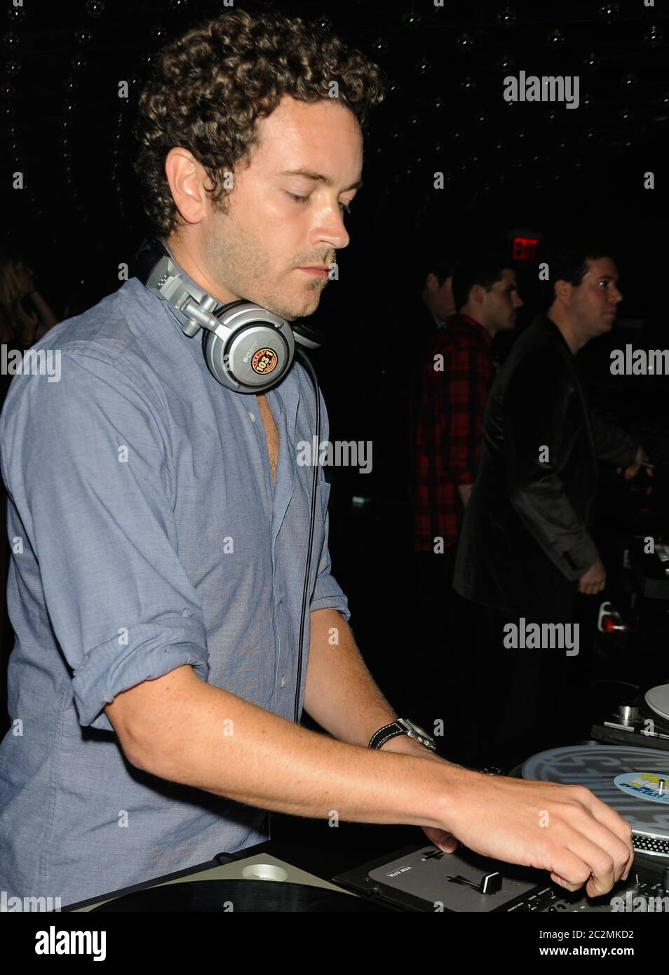 ATLANTIC CITY, NJ, USA - SEPTEMBER 25, 2010: Danny Masterson DJ's at Dusk Nightclub at Caesars Hotel Casino. Stock Photo