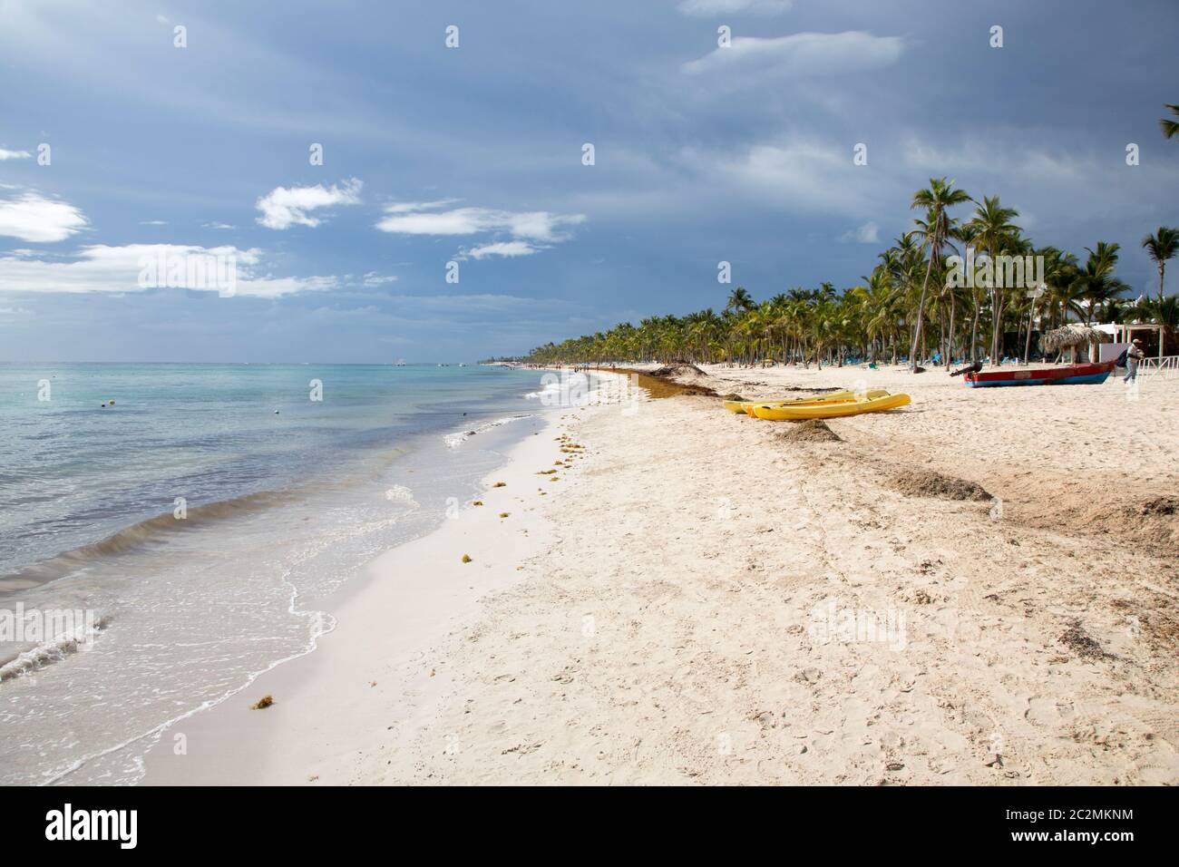 Traum Strand in der DomRep Stock Photo