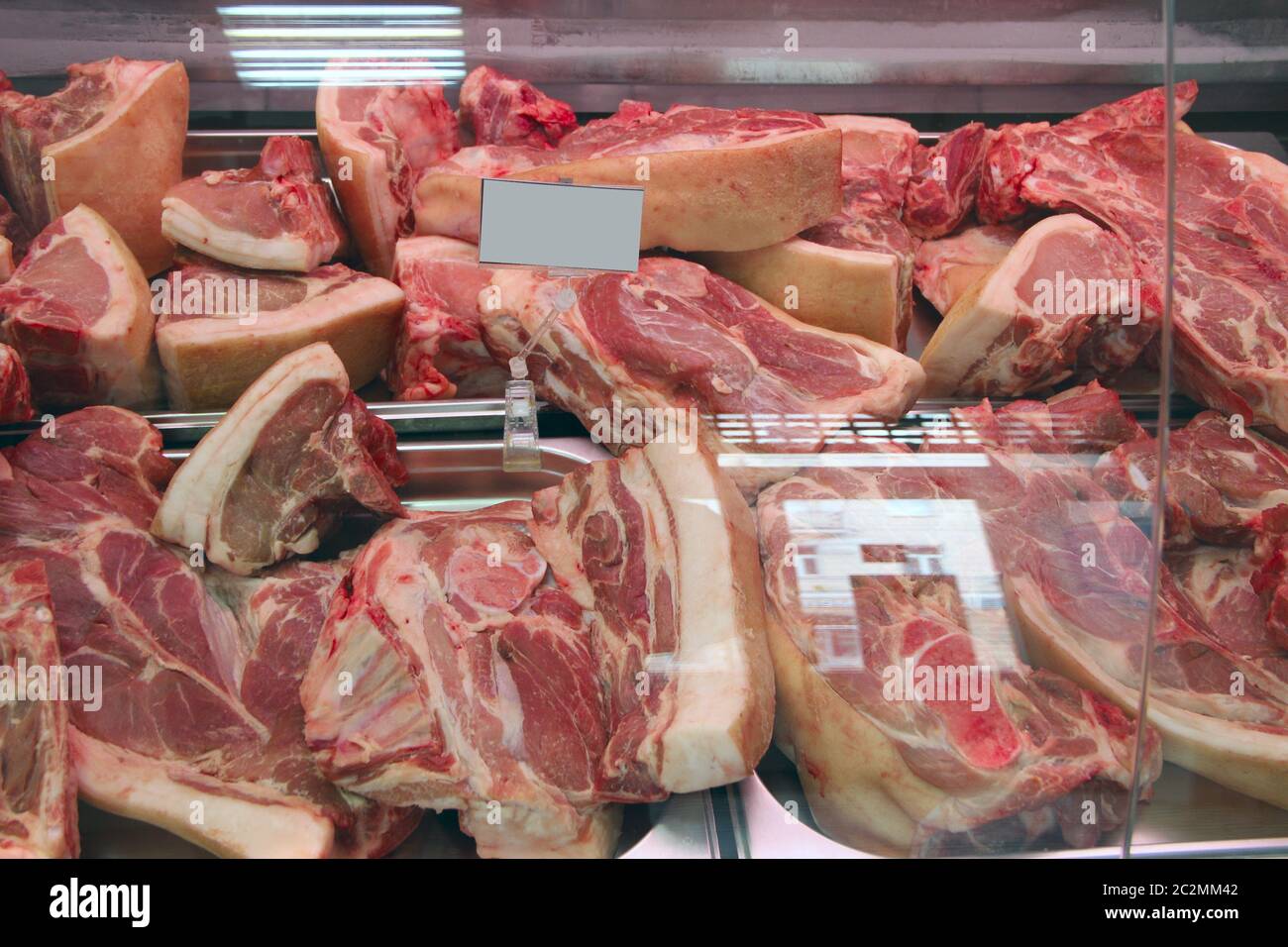 Grocery store raw meat selection hi-res stock photography and