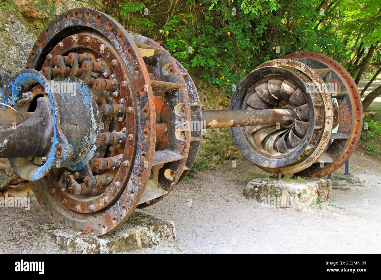 Water jet turbine from hydro power plant Jaruga Stock Photo - Alamy