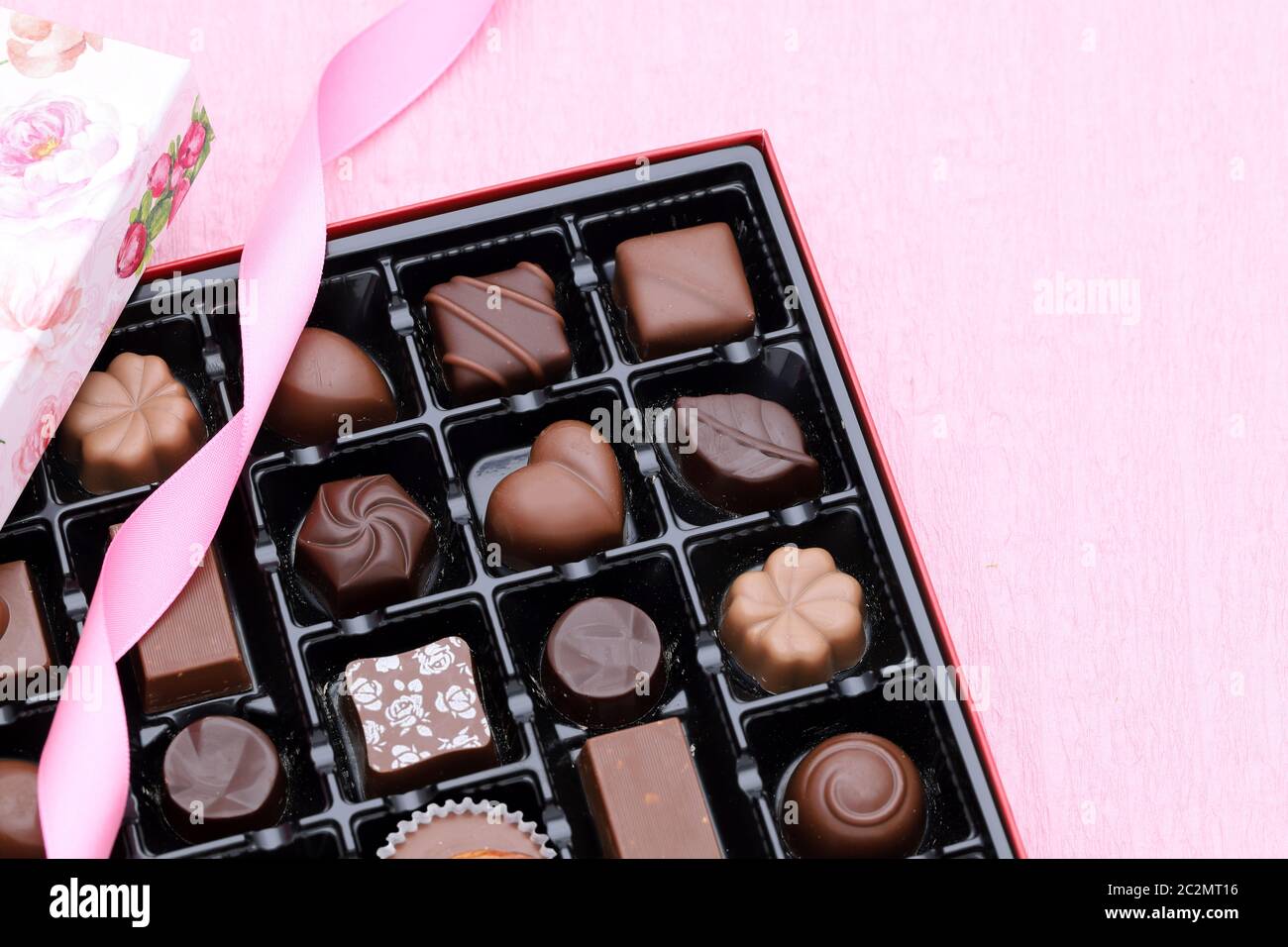 Box of chocolate for Japanese Valentine's day image Stock Photo