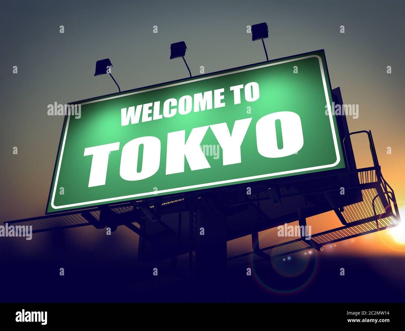 Tokyo japan capital welcome hi-res stock photography and images