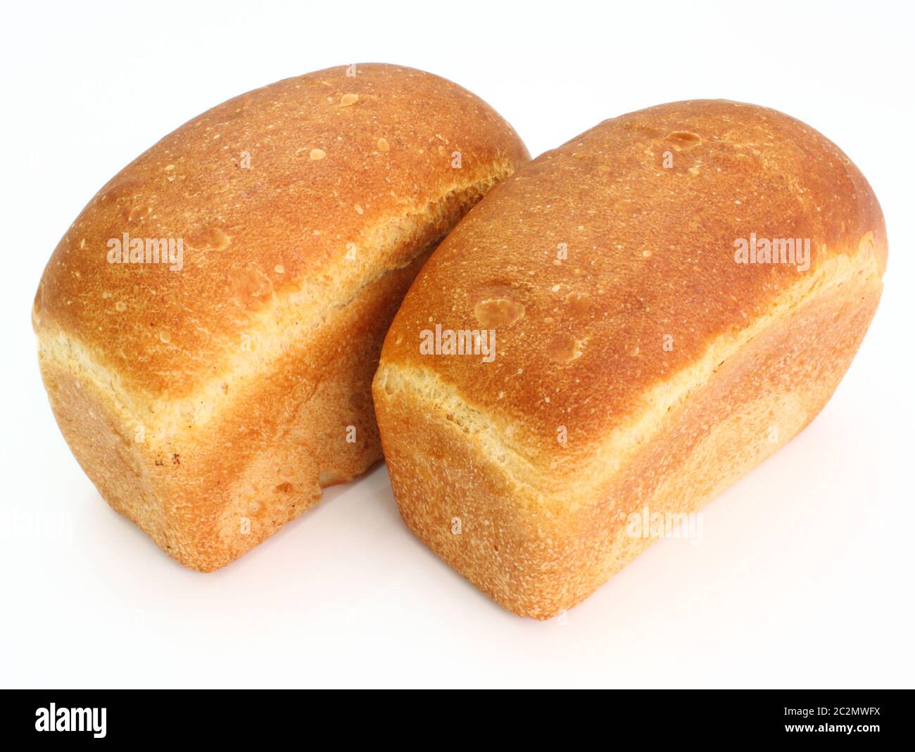 The ruddy long loaf of bread Stock Photo