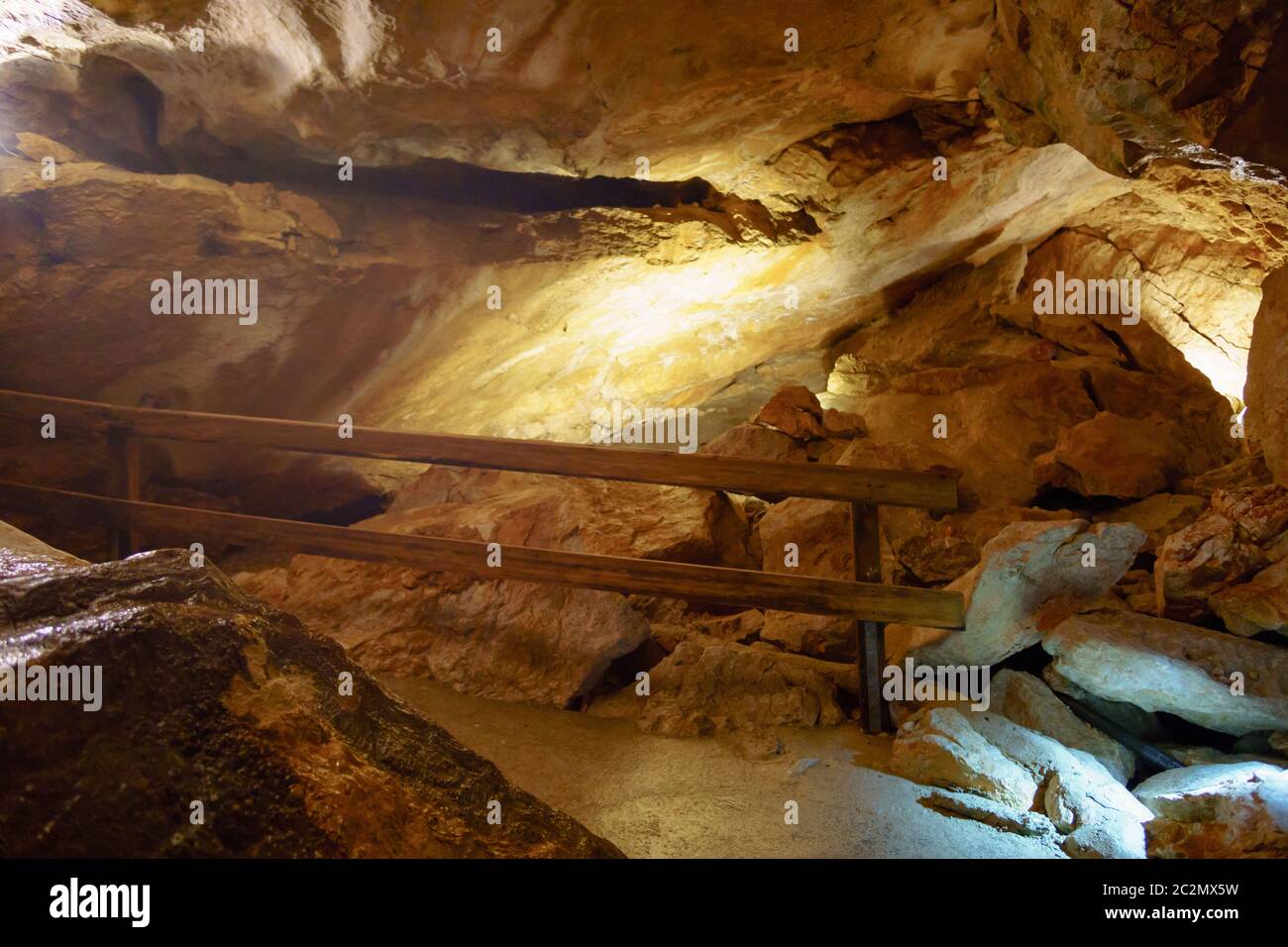 Lamprechts Cave by Lofer in Austria Stock Photo