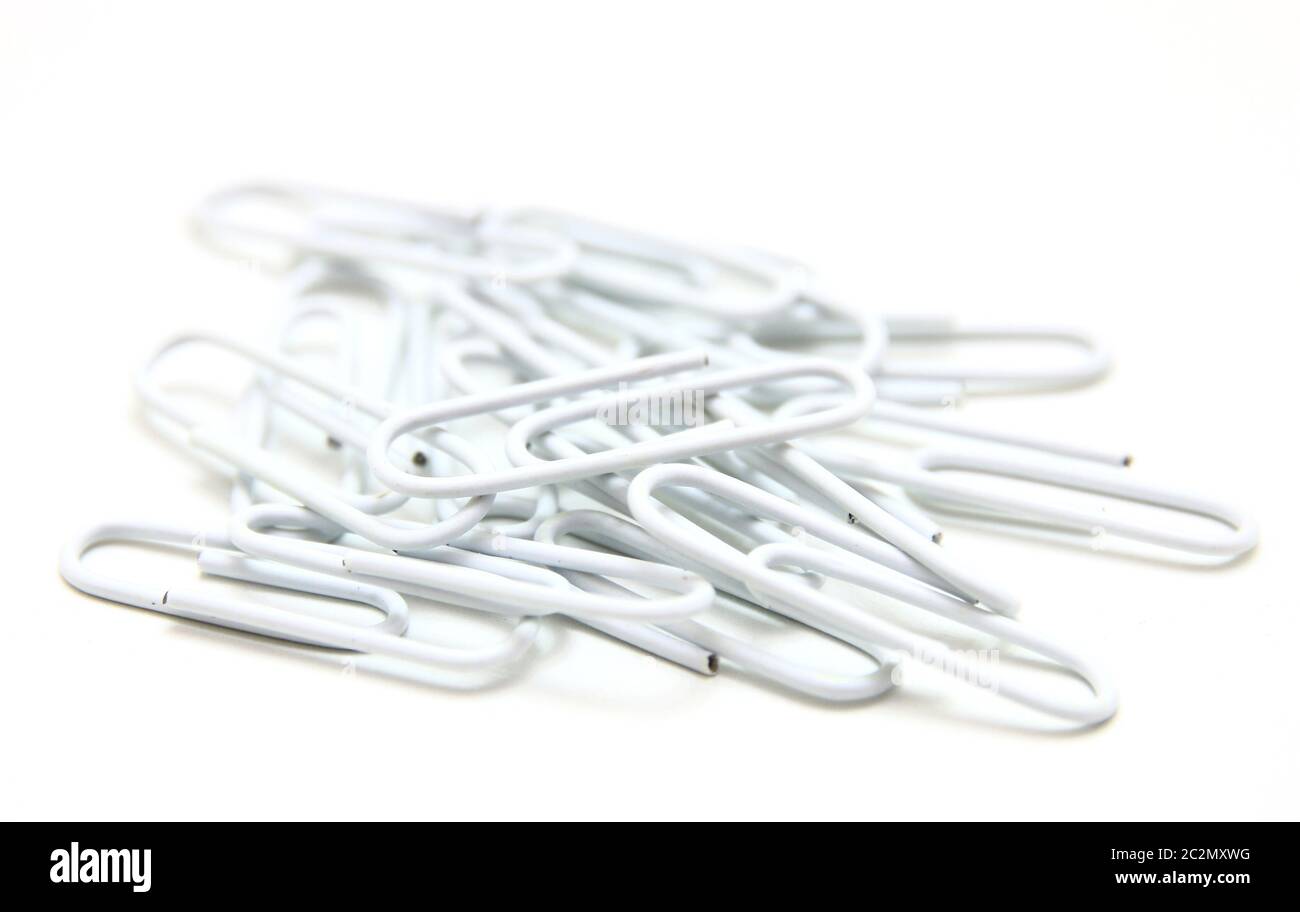 Color paper clips to background Stock Photo Alamy