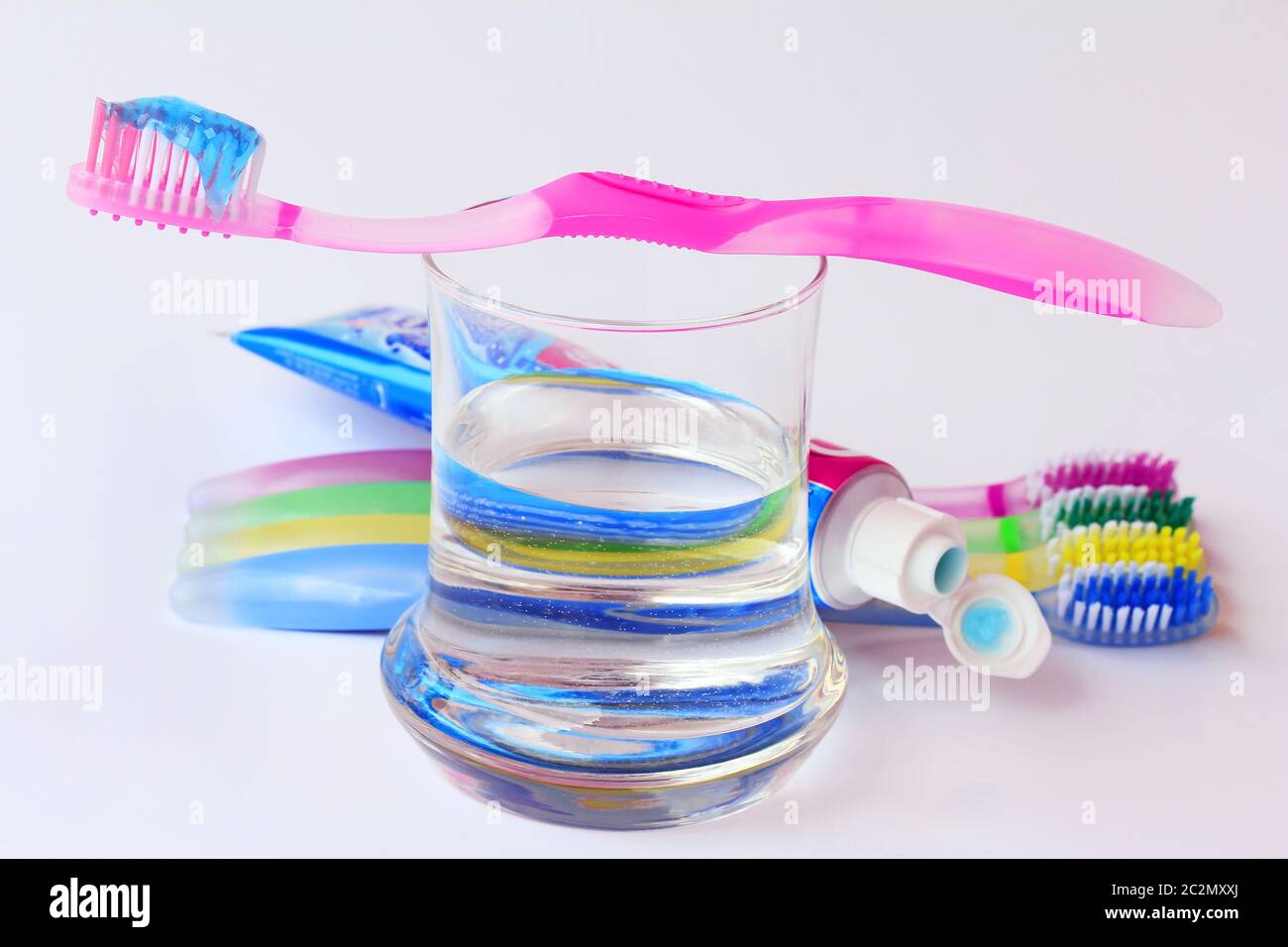 Toothbrush and toothpaste water hires stock photography and images Alamy