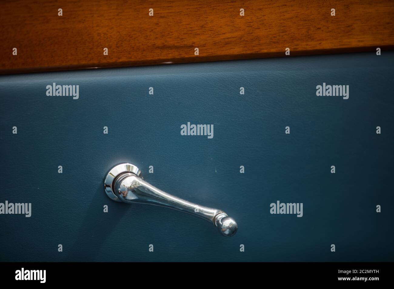 Interior closeup of window crank of vintage car Stock Photo Alamy