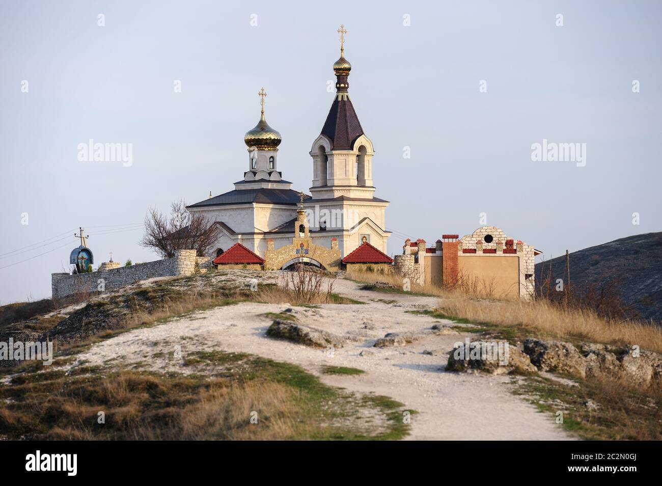 Church in Old Orhei, Moldova Stock Photo