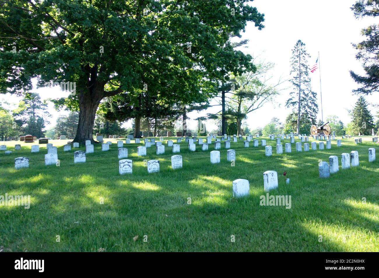 Crystal Lake Cemetery honoring and holding the remains of World War I