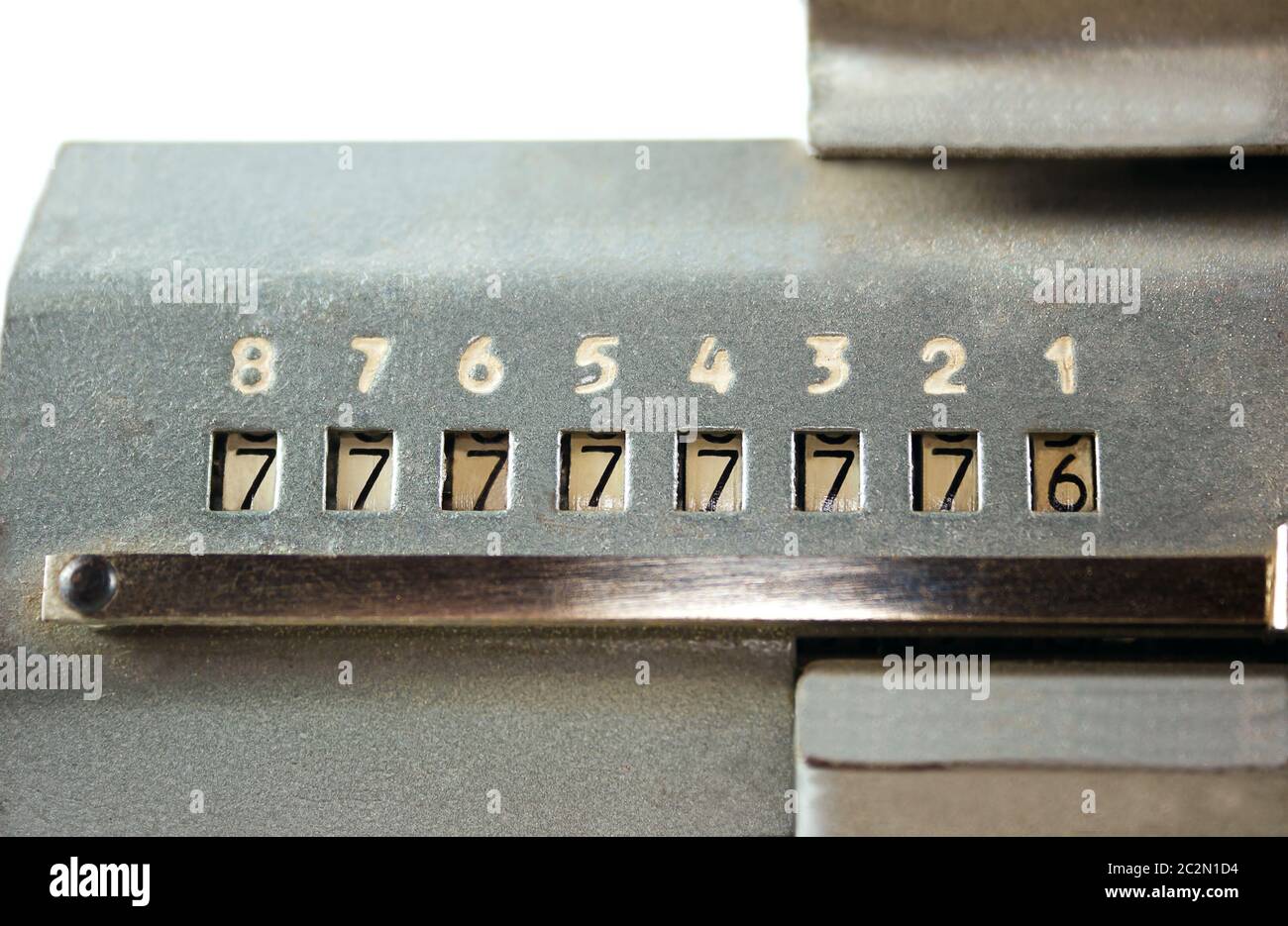 Scoreboard adding machine Stock Photo - Alamy