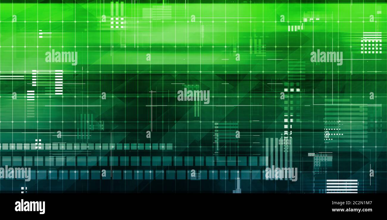 Routing Information Protocol and Technology Setup Abstract Stock Photo