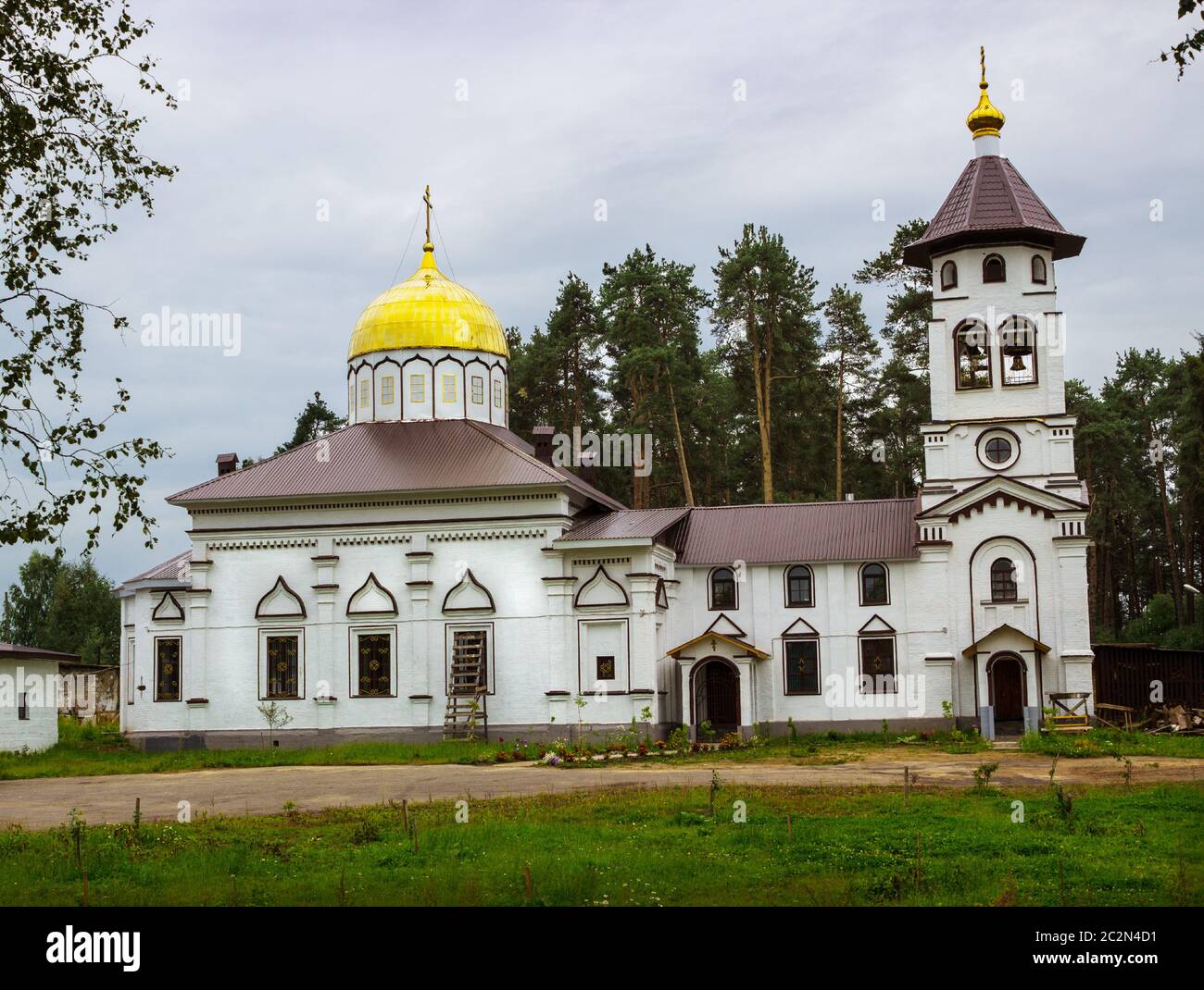 Church Of Alexander Nevsky. Pudozh. Karelia. Russia Stock Photo