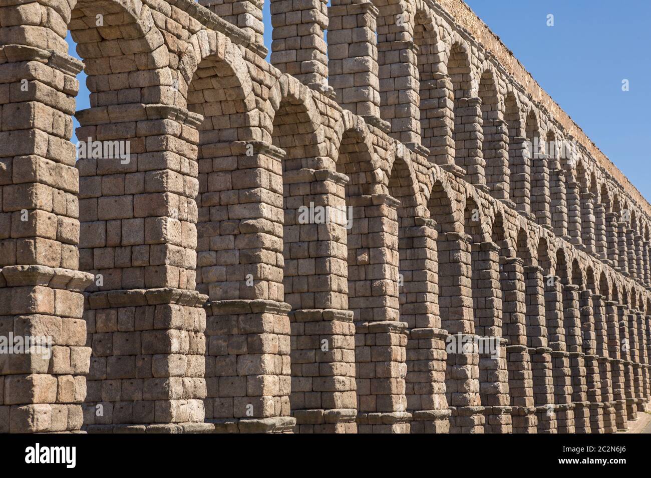 Segovia Aqueduct, ruins of ancient Rome, Segovia, Spain Stock Photo - Alamy