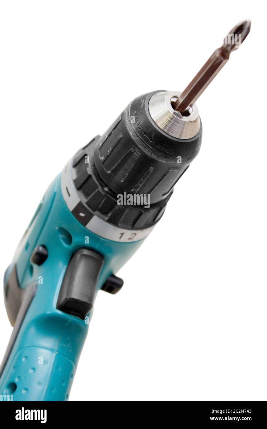 Battery Drill Stock Photo