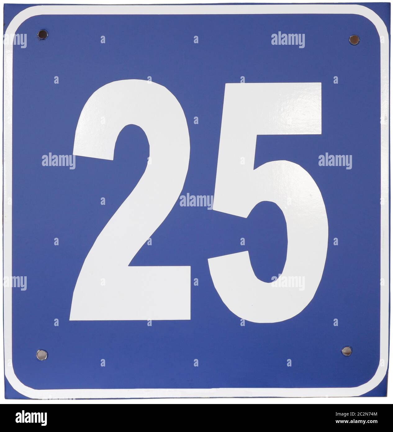 Number 25 Cut Out Stock Images & Pictures - Alamy