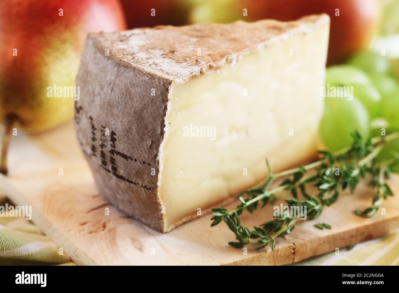 Tomme Cheese Stock Photo