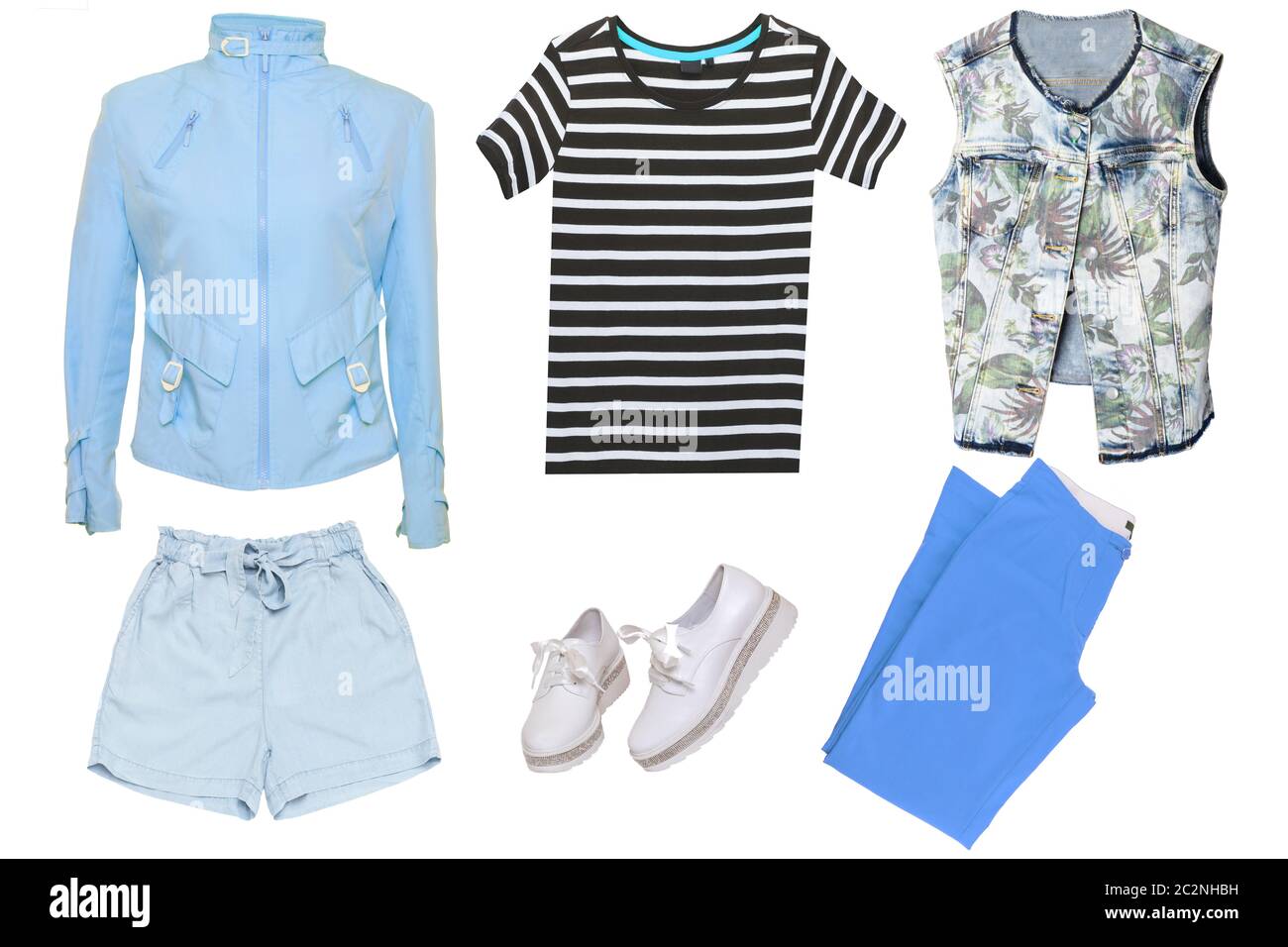 Sporty summer outfit Cut Out Stock