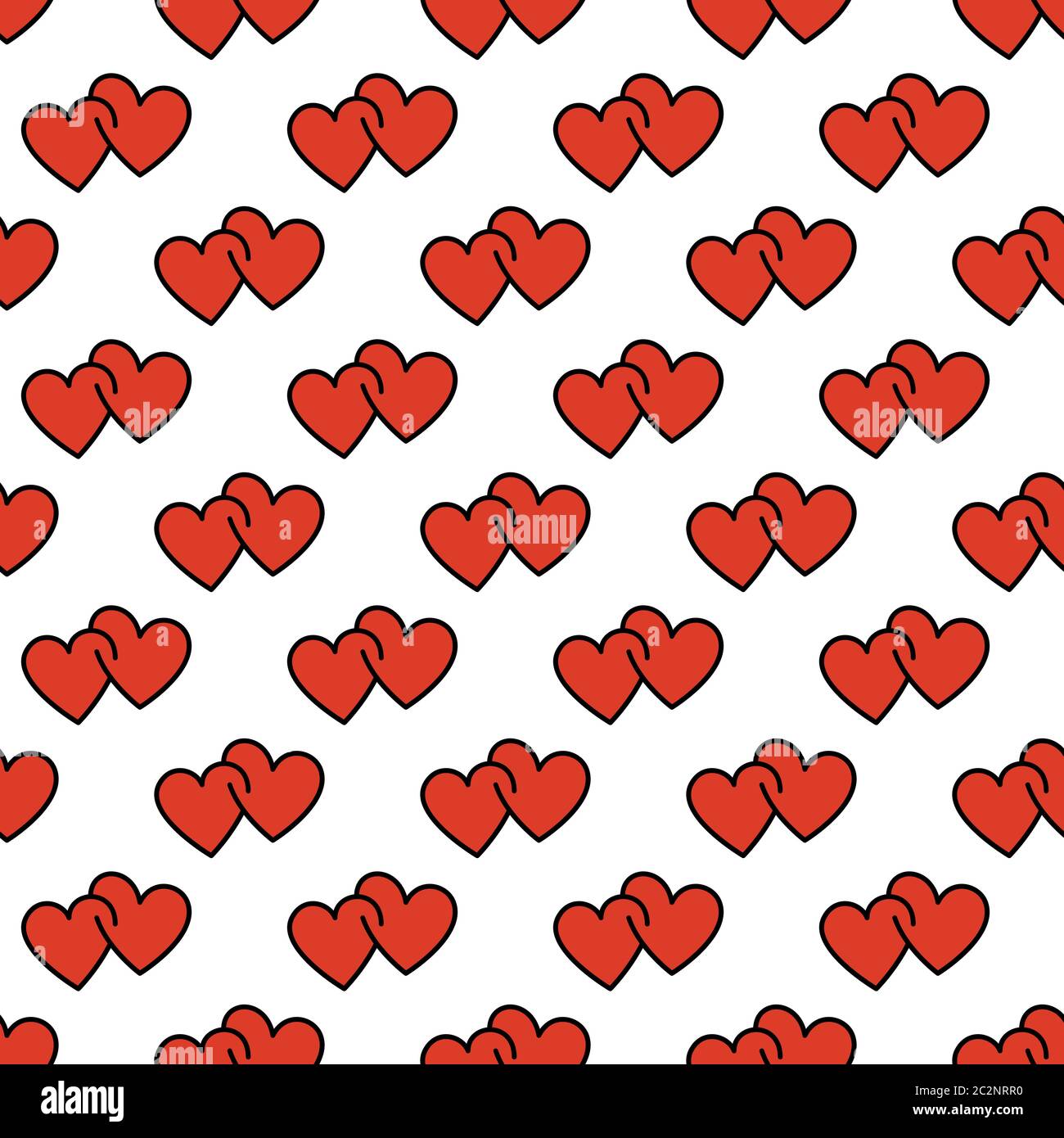 Seamless Pattern With Line Art Of Double Hearts Good For Valentines Day Wedding Invitation And Other Stock Vector Image Art Alamy Seamless Pattern With Line Art Of Double Hearts Good For Valentines Day Wedding Invitation And Other Stock Vector Image Art Alamy