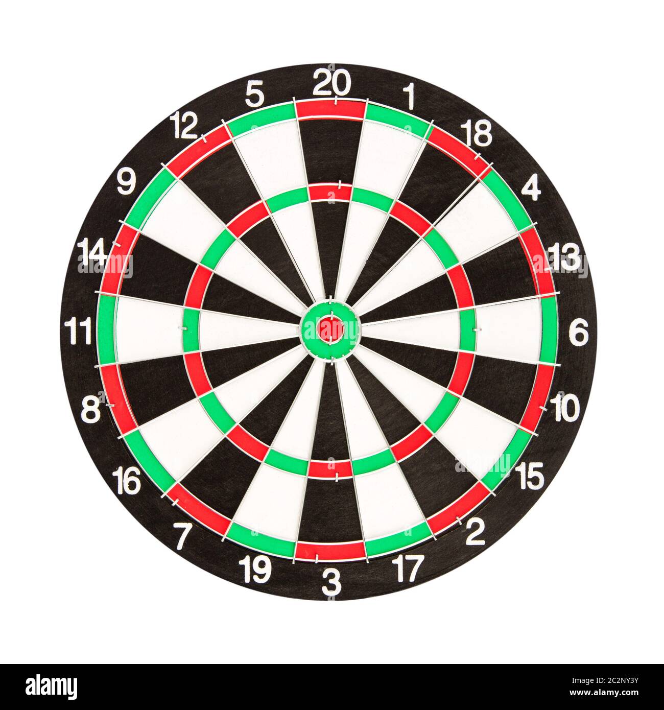 Classic Darts Board isolated on white Stock Photo Alamy