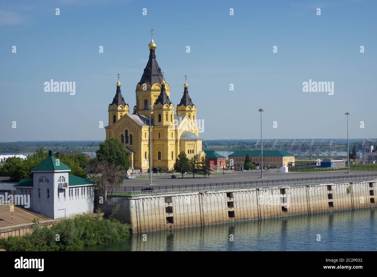 Cathedral in the name of the Holy Prince Alexander Nevsky. Russia. Nizhny Novgorod Stock Photo