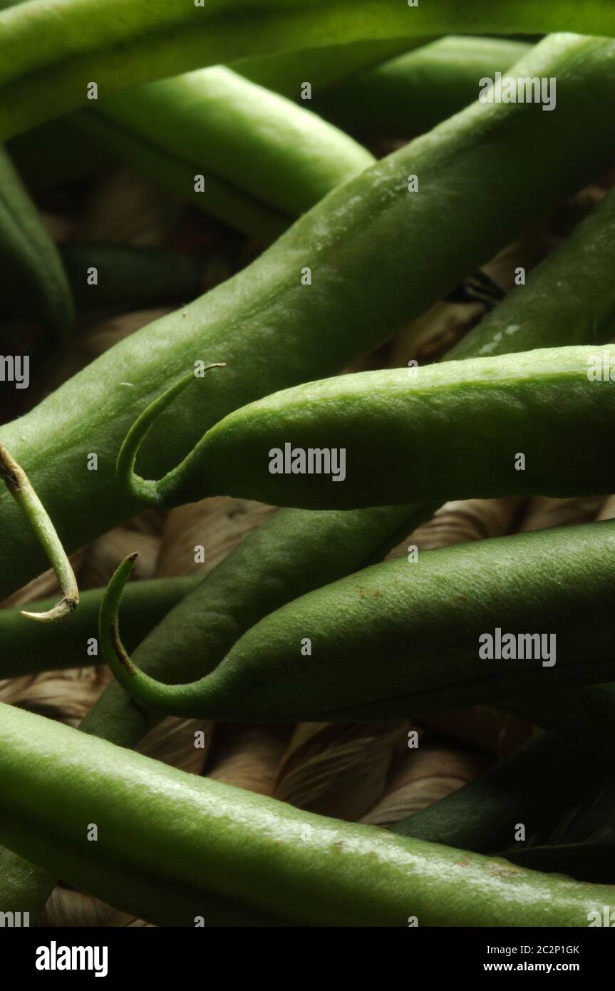 Green french bean hi-res stock photography and images - Alamy