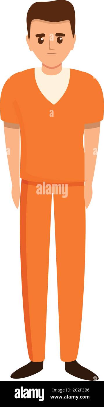 Prison icon. Cartoon of prison vector icon for web design isolated on white background Stock Vector