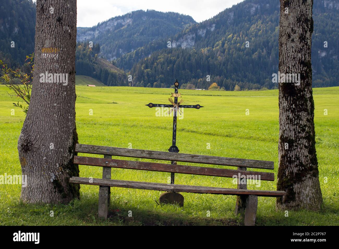 Bavarian Landscape 026. Germany Stock Photo
