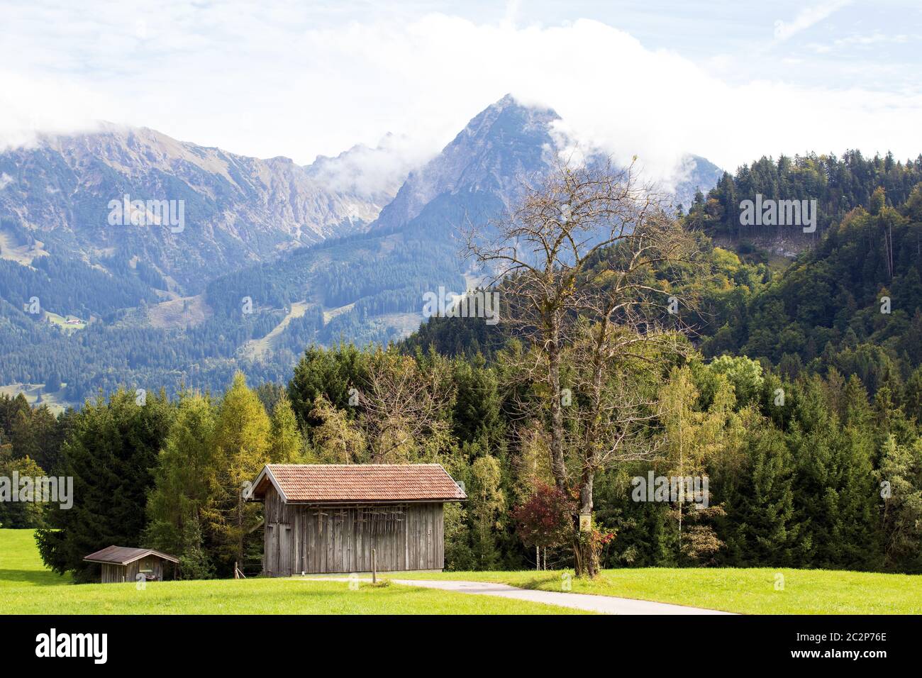Bavarian Landscape 027. Germany Stock Photo