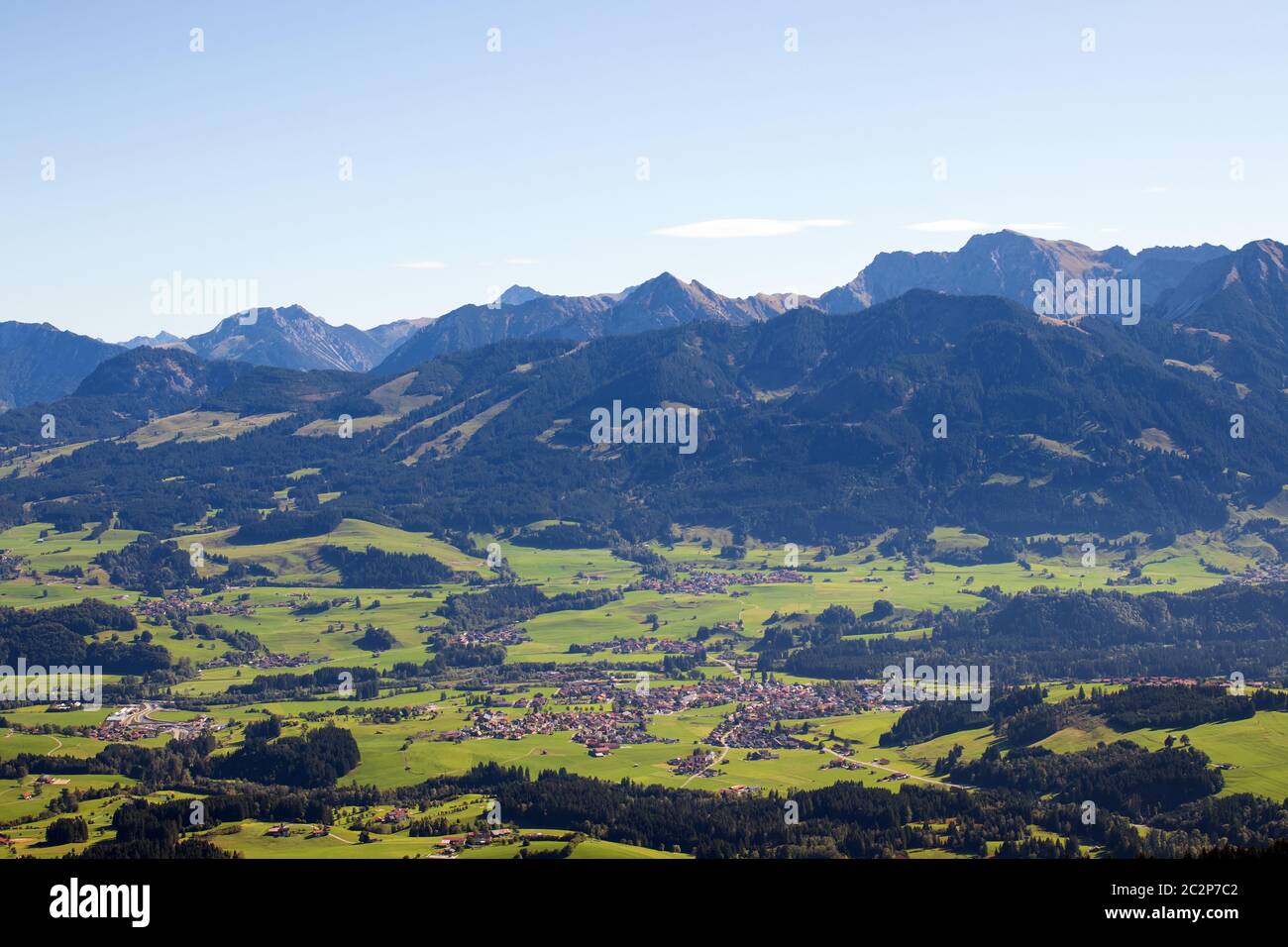 Bavarian Landscape 036. Germany Stock Photo