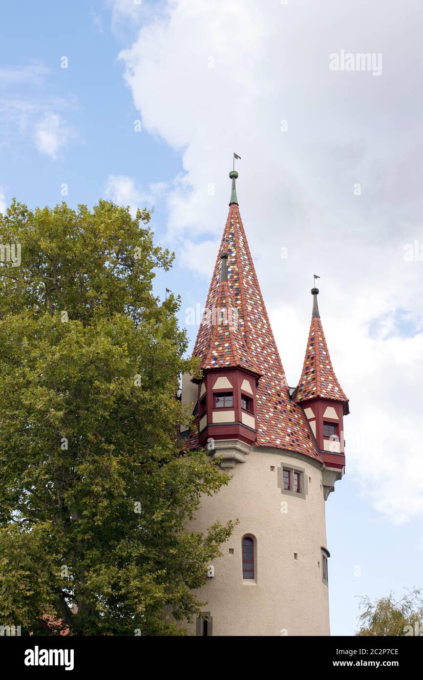 The tower Diebsturm 001. Lindau Stock Photo