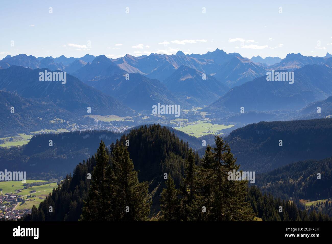 Bavarian Landscape 034. Germany Stock Photo