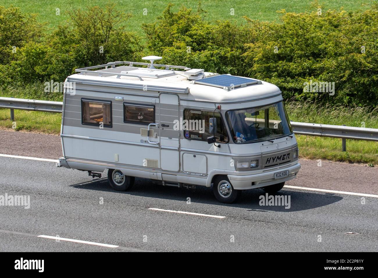 Mercedes Benz Sprinter Touring Caravans and Motorhomes, Hymer campervans,  RV leisure vehicle, family holidays, caravanette vacations, caravan  holiday, life on the road Stock Photo - Alamy