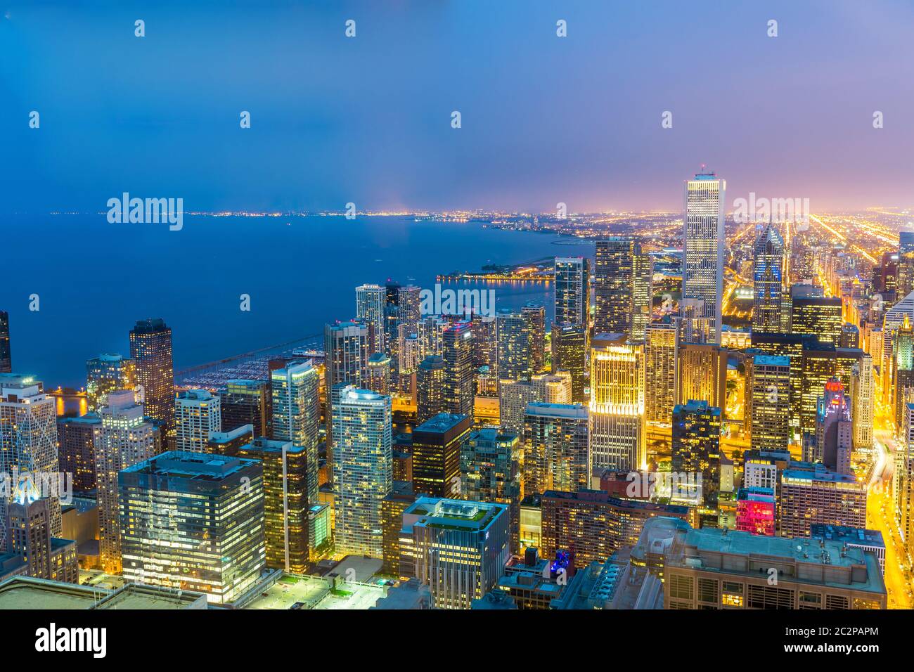 Chicago river skyline coast hi-res stock photography and images - Alamy