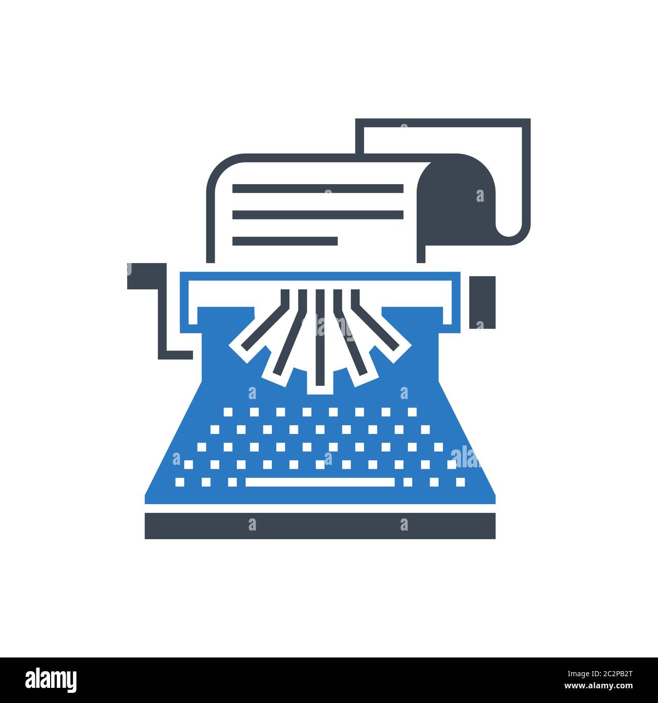 Copywriting Vector Glyph Icon Stock Vector