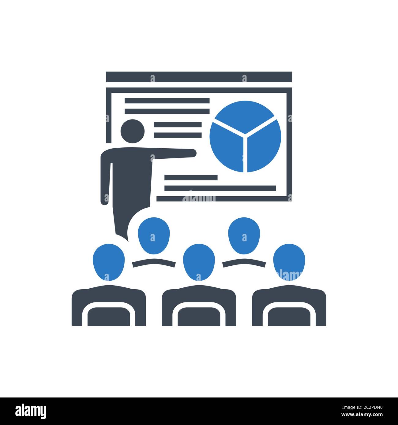 Presentation Vector Glyph Icon Stock Vector Image & Art - Alamy