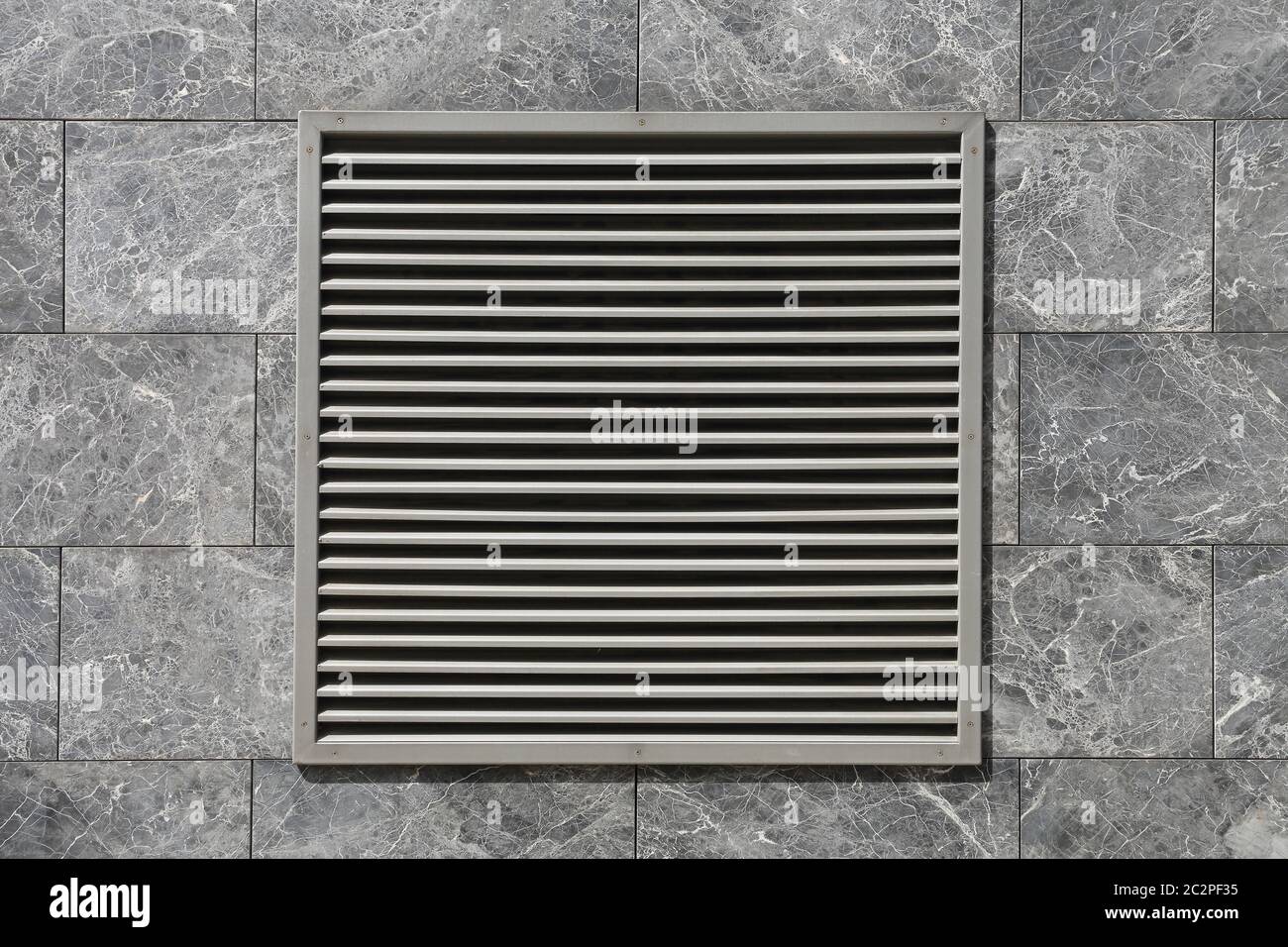 Wall Mounted Square Ventilation Grille Exhaust Stock Photo Alamy