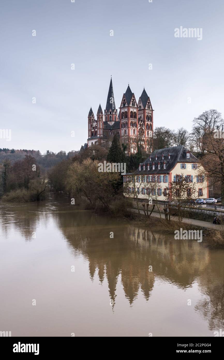 View at Limburg Cathedral Saint George, Limburg an der Lahn, Hesse, Germany Stock Photo
