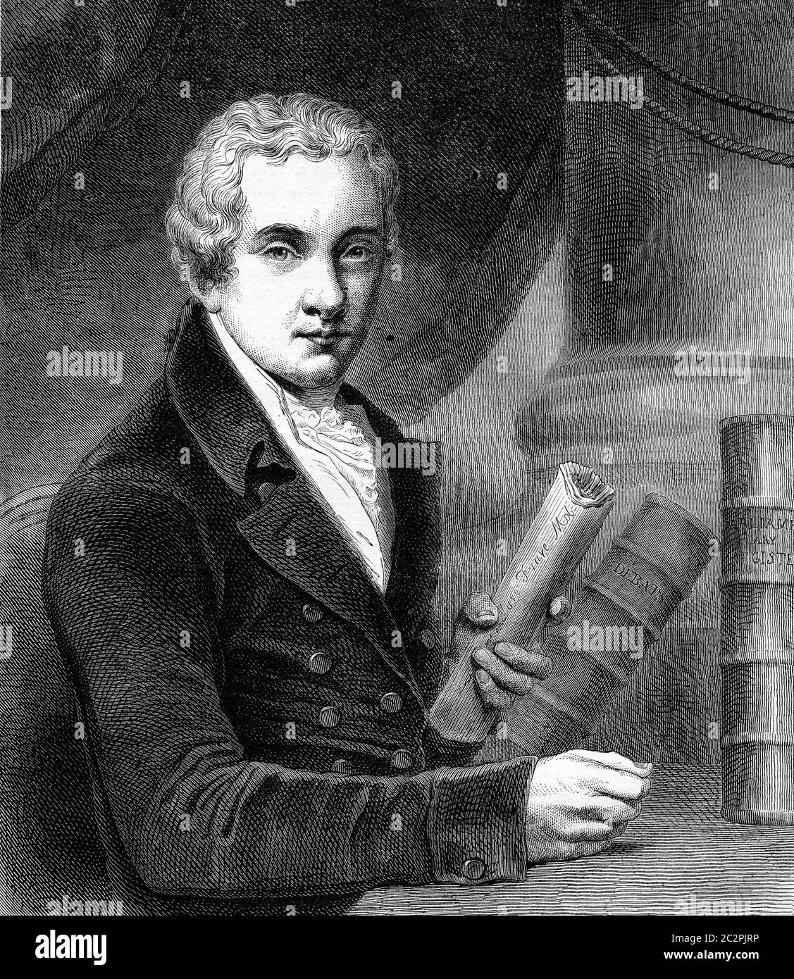 Wilberforce, vintage engraved illustration. Magasin Pittoresque 1867. Stock Photo