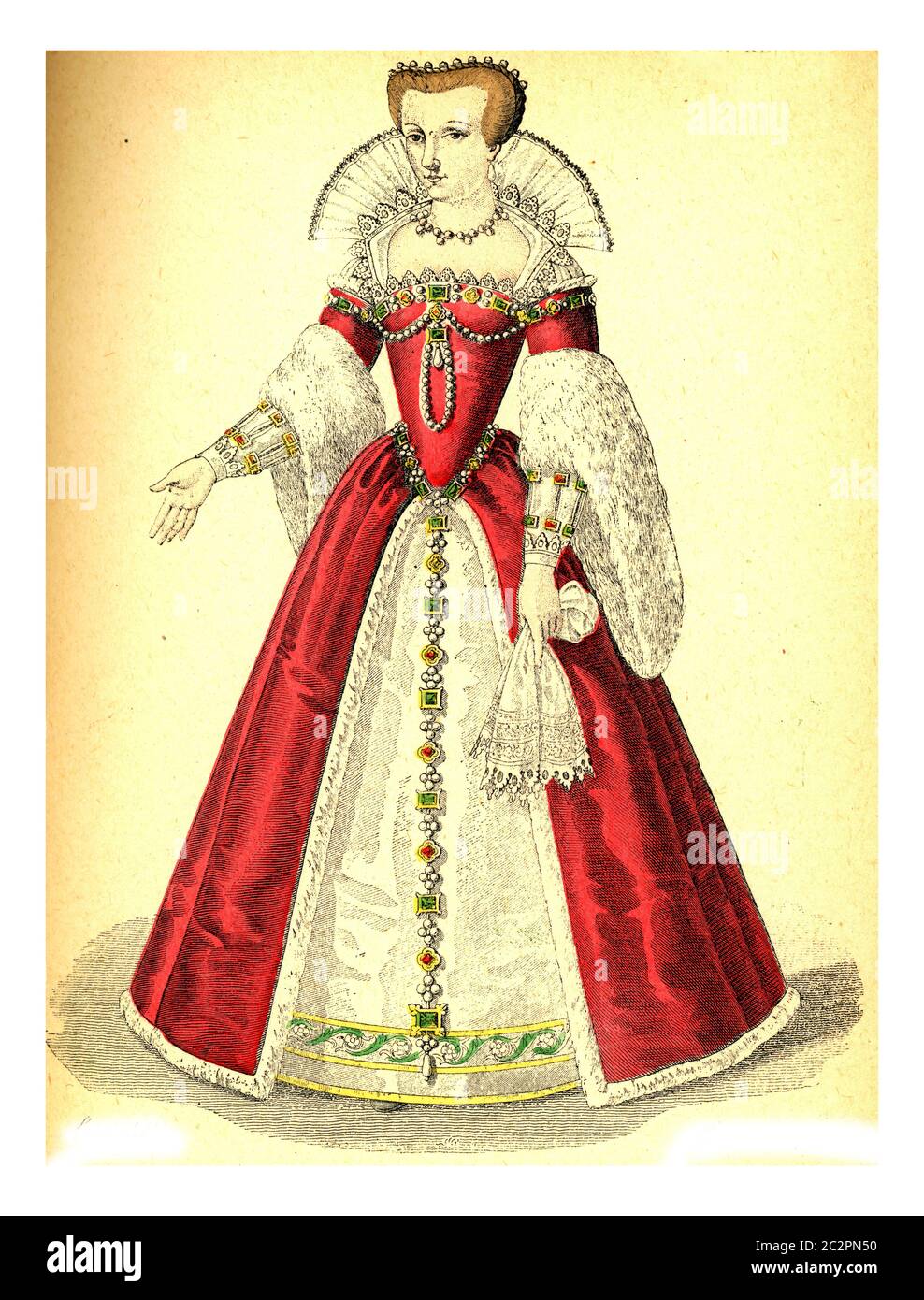 Royal gown Cut Out Stock Images 