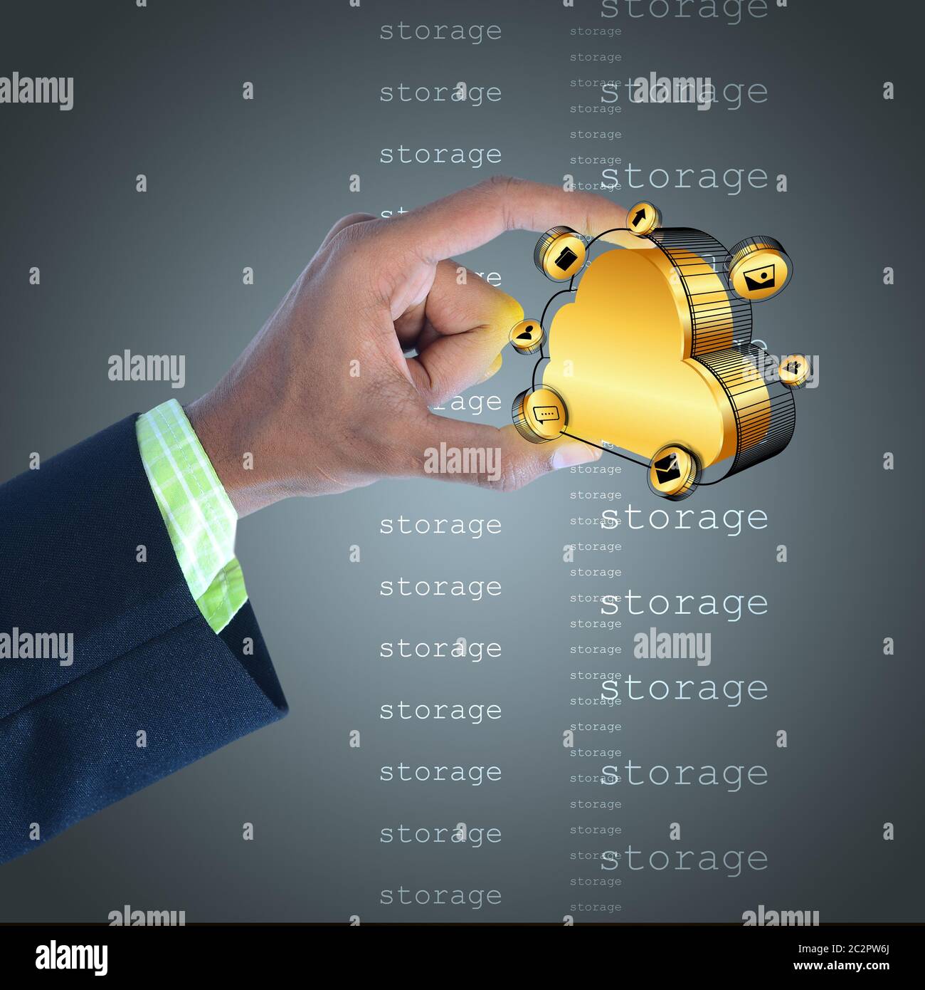 cloud computing concept Stock Photo