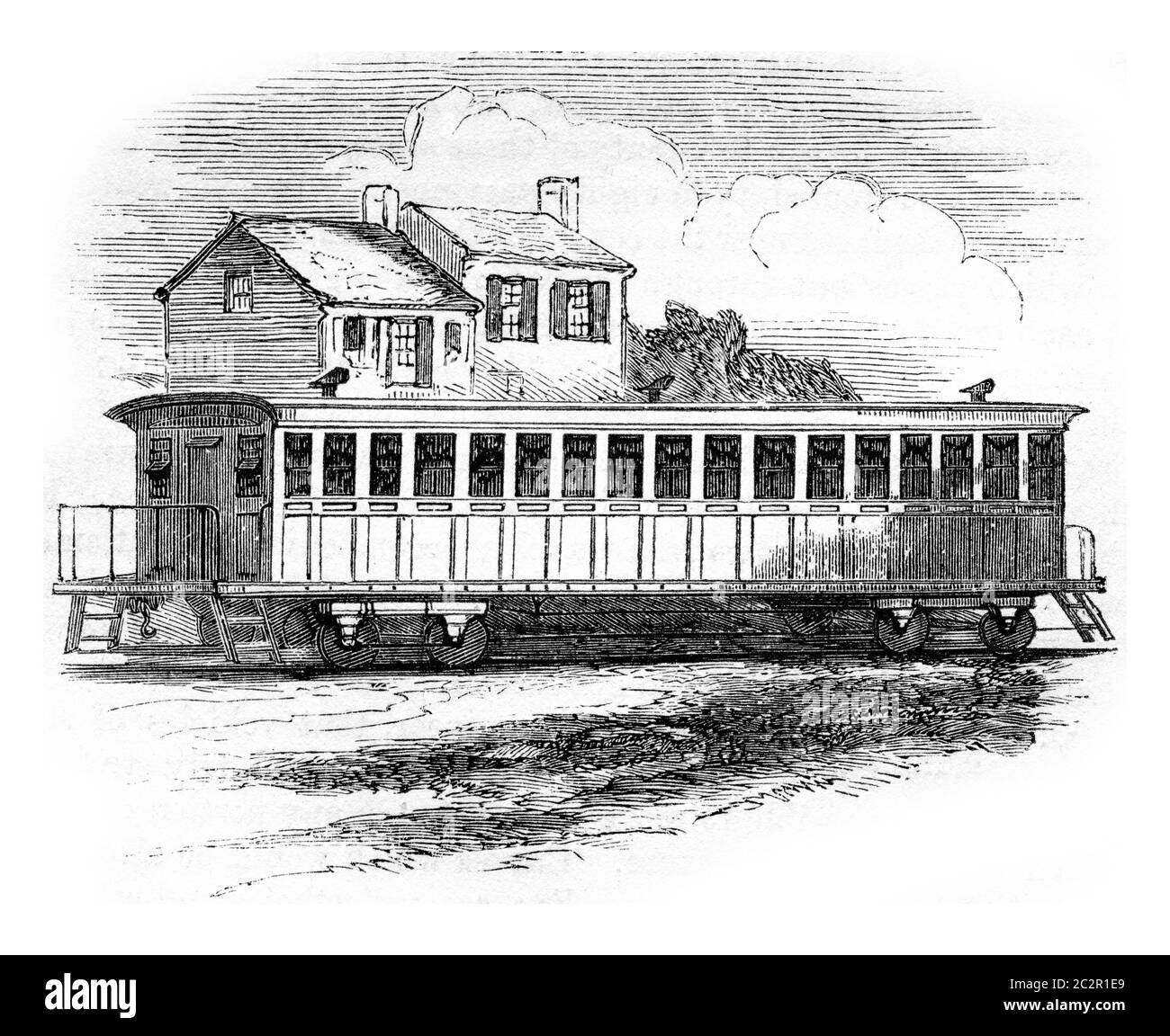 American railway carriage, vintage engraved illustration Stock Photo Alamy American railway carriage, vintage engraved illustration Stock Photo Alamy
