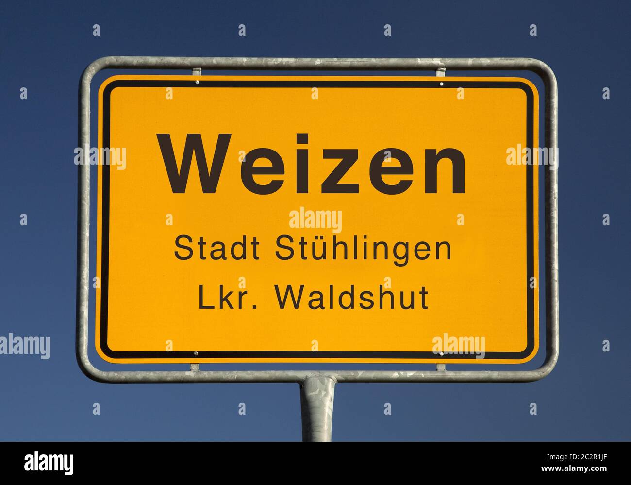 ity limits sign, Weizen or wheat, city Stuehlingen, Waldshut,  Baden-Wuerttemberg, Germany, Europe Stock Photo - Alamy
