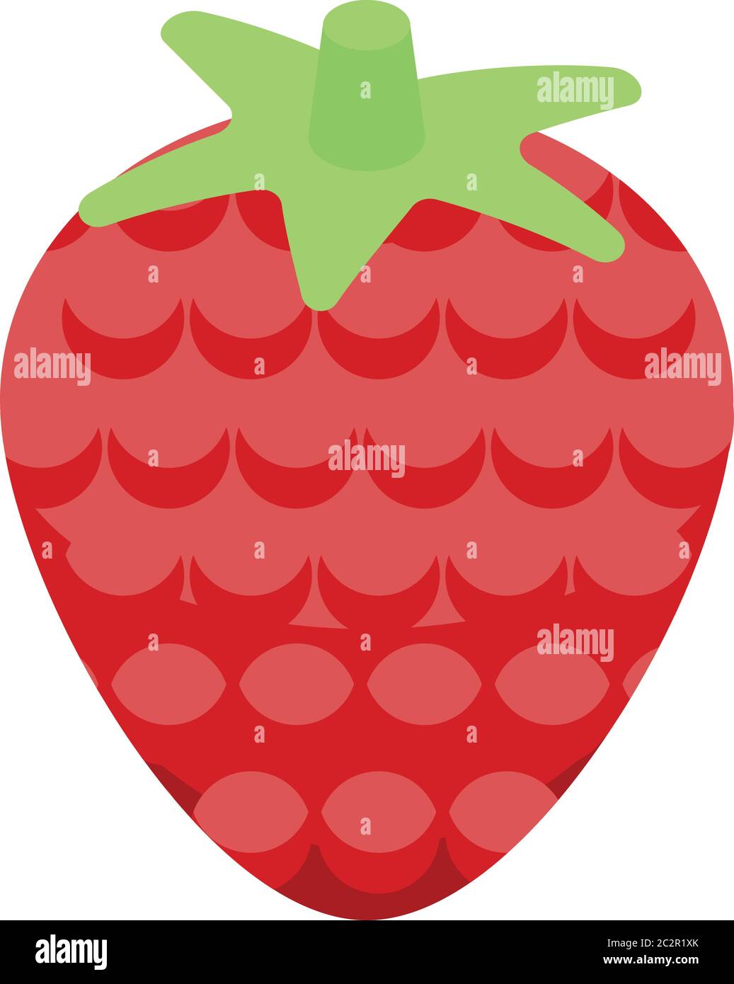 Sweet raspberry icon, isometric style Stock Vector