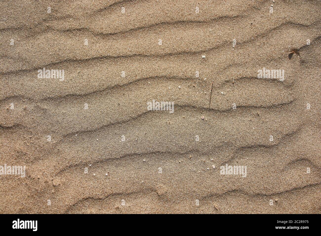 Texture of fine sand from the southern coast of Sicily in Italy Stock Photo