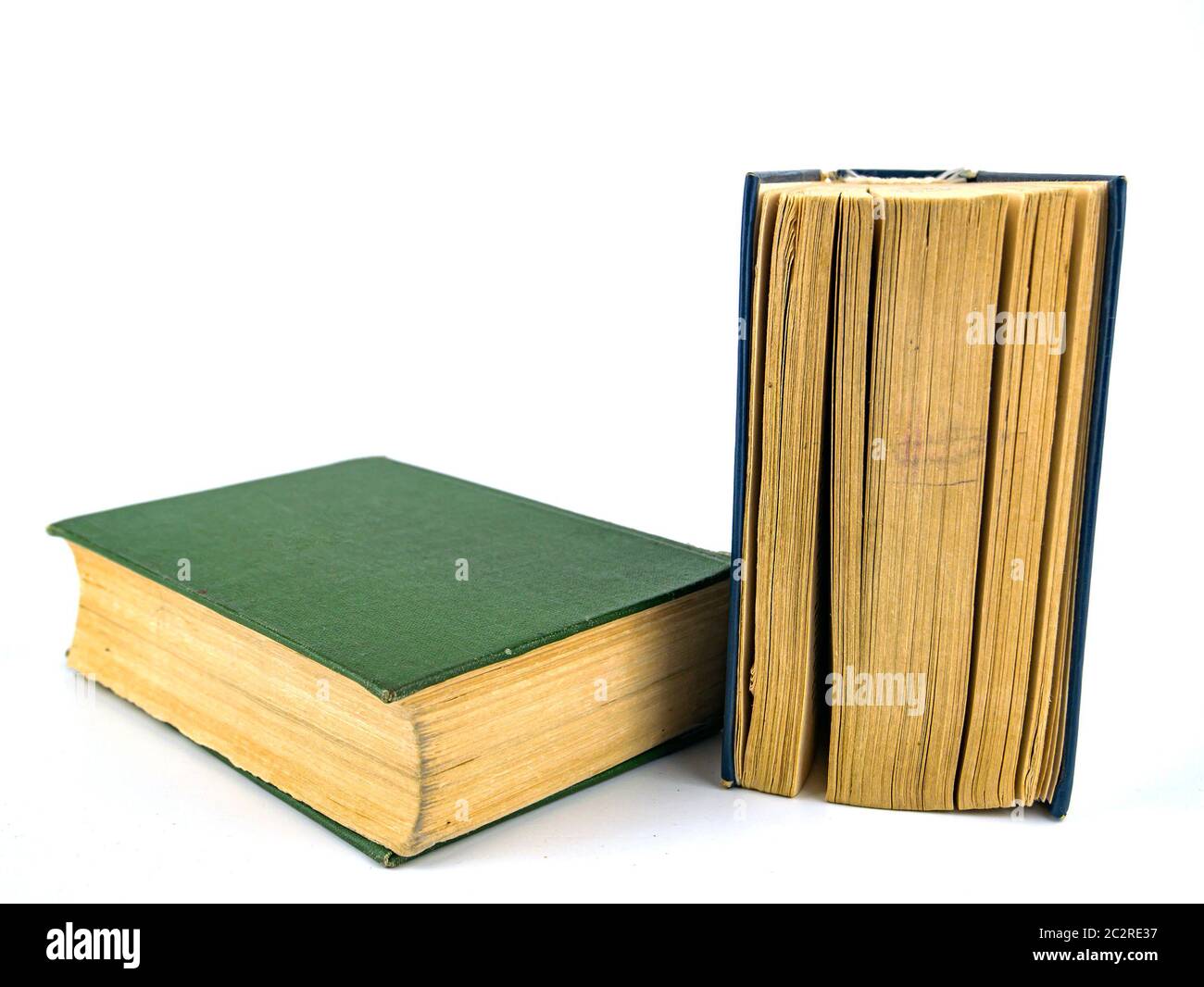 Old books on a white background. Book pages. Place for text Stock Photo ...