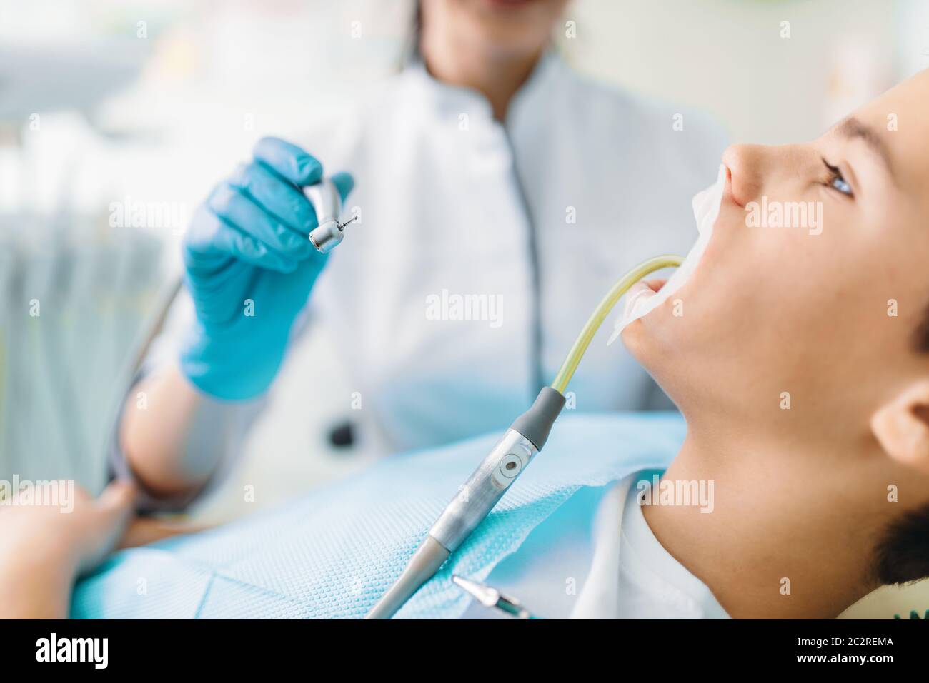 Seal installation process, pediatric dentistry, children stomatology