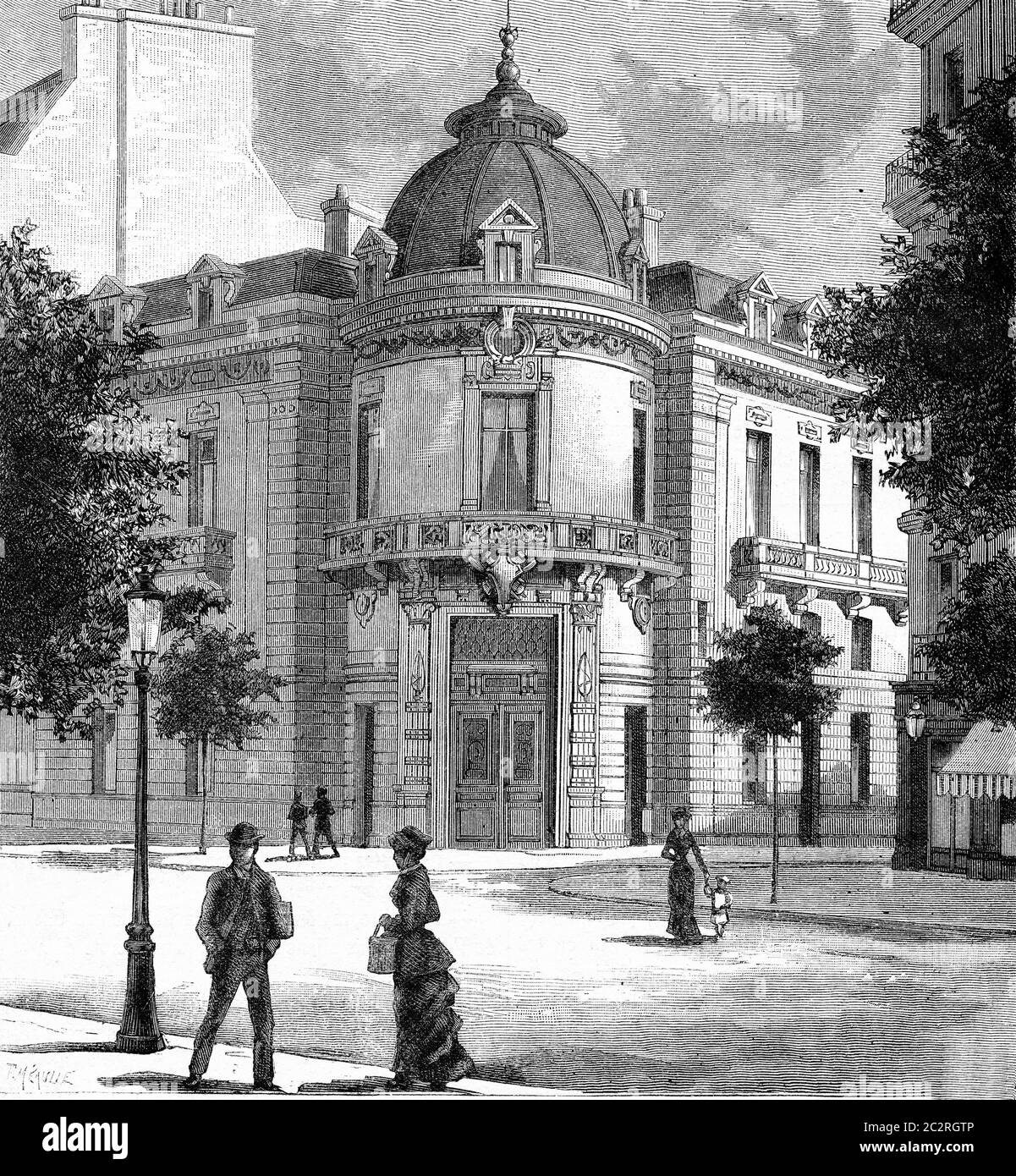 Front Circle bookstore and printing in Paris Boulevard SaintGermain