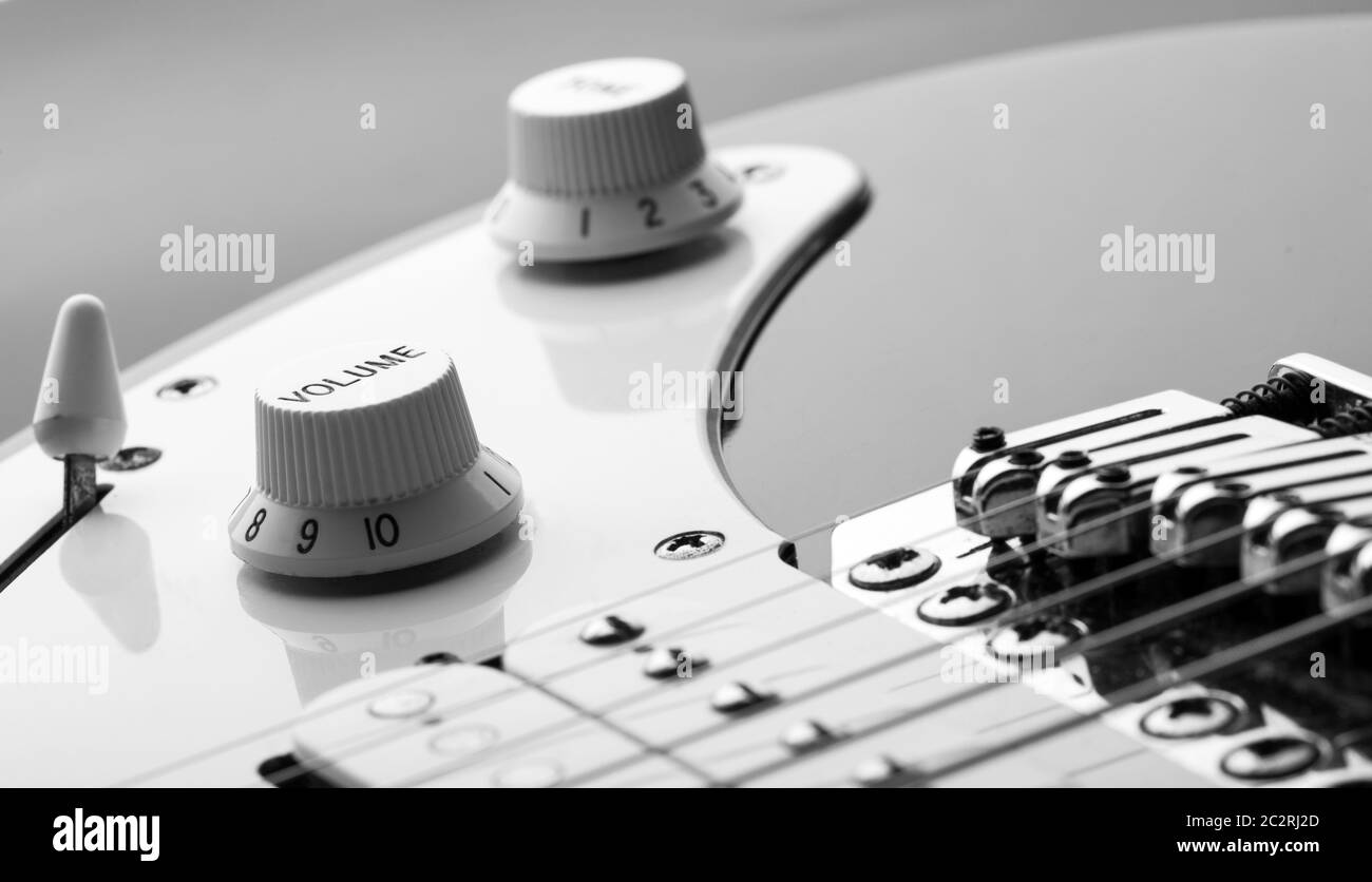 Knob on an electric guitar Stock Photo Alamy