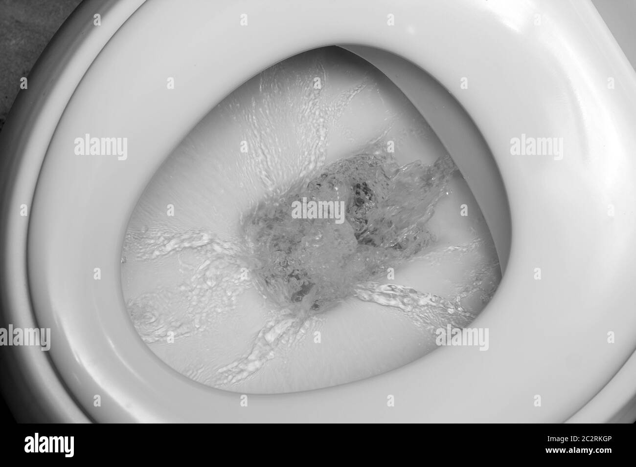 Running to the toilet Black and White Stock Photos & Images Alamy