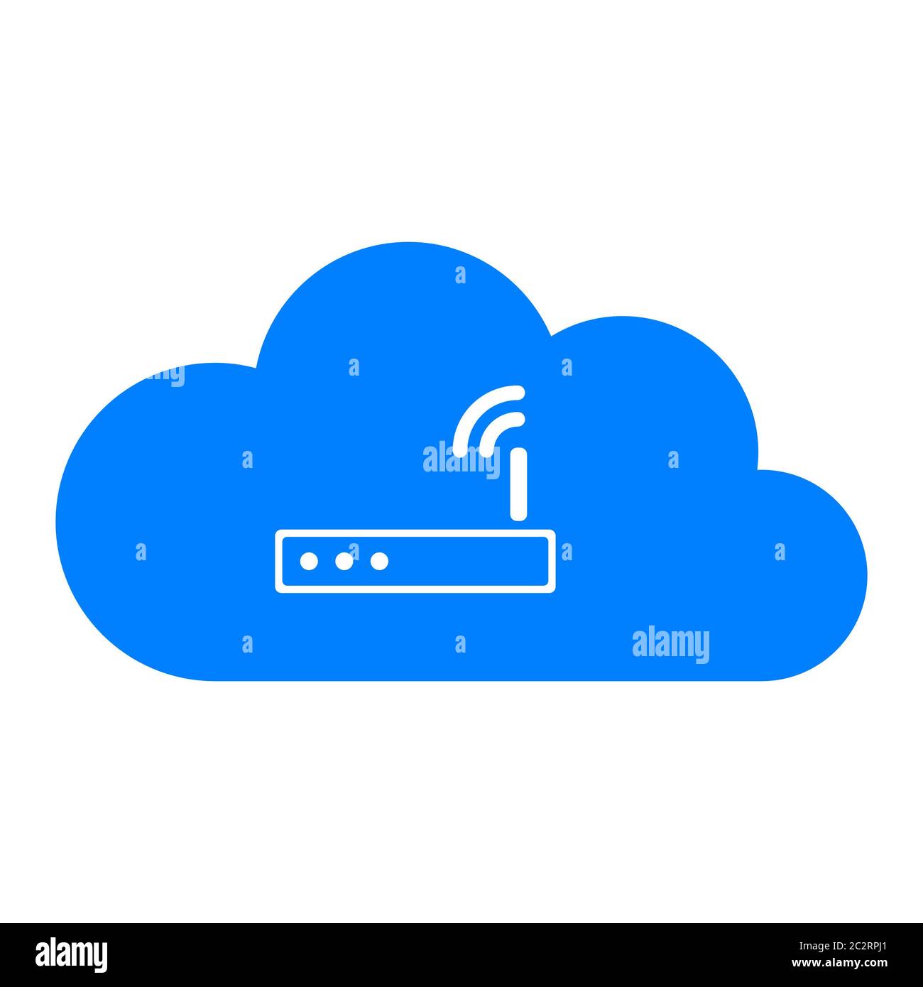 Router and cloud Stock Photo - Alamy